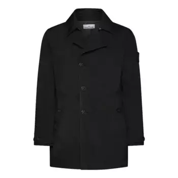 Куртка short trench coat 'black' Stone Island, черный