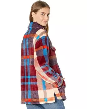Куртка Show Me Your Mumu Colton Shirt Jacket, цвет Red Blue Plaid