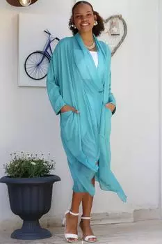 Куртка - Синий - Свободный крой Chiccy