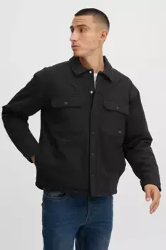 Куртка смесовая короткая "BLEND BHOuterwear", без капюшона, черный