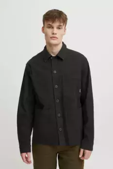 Куртка смесовая короткая "BLEND BHOuterwear", без капюшона, черный