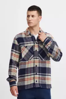Куртка смесовая короткая "BLEND BHOuterwear", без капюшона, цвет Dress Blues