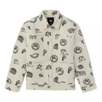 Куртка smile jacket 'beige' Vans, бежевый
