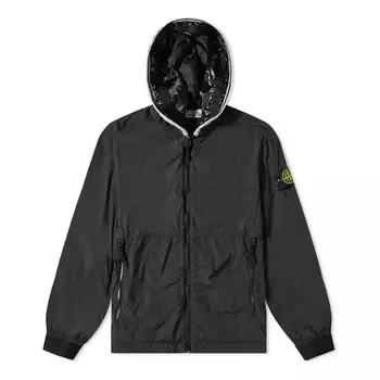 Куртка snylon-tc hooded jacket 'black' Stone Island, черный
