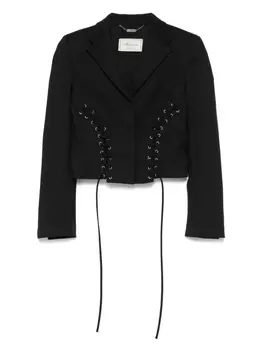 Куртка со шнуровкой Blumarine, черный