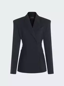 Куртка со шнуровкой Mugler, черный