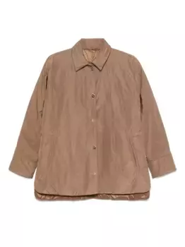 Куртка со спущенным плечом MAX MARA, коричневый