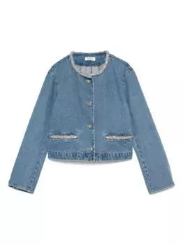 Куртка со стразами SANDRO, синий