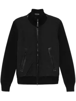 Куртка со вставками TOM FORD, черный