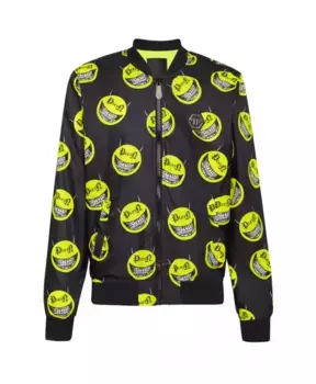 Куртка со злой улыбкой Philipp Plein, черный