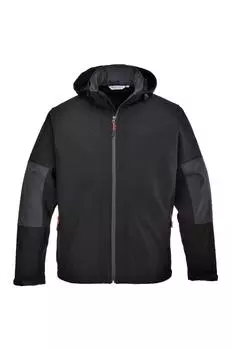 Куртка Soft Shell с капюшоном Portwest, черный