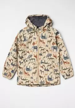 Куртка Softshell Aop Zoo mikk-line, цвет olive gray