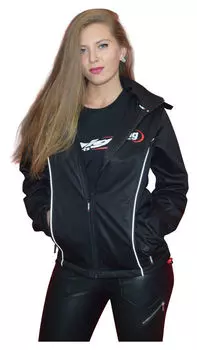 Куртка софтшелл черная Puig, черный