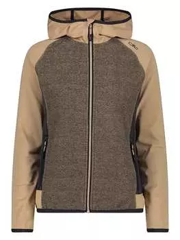 Куртка софтшелл CMP Hybridjacke, цвет Beige/Schwarz