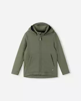 Куртка софтшелл для юниоров Koivula Reima, цвет Greyish Green