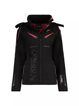 Куртка софтшелл Geographical Norway n, цвет schwarz/pink