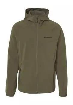 Куртка софтшелл Heather Canyon, водоотталкивающая, тянется в 4 стороны, мужская Columbia, зеленый