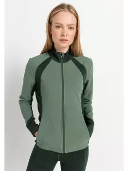 Куртка софтшелл Hessnatur, зеленый