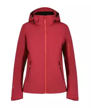 Куртка софтшелл Icepeak "D SOFTSHELL JACKE BATHGATE" (1 шт.), с капюшоном, водоотталкивающая, цвет Cranberry