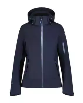 Куртка софтшелл Icepeak "D SOFTSHELL JACKE BATHGATE" (1 шт.), с капюшоном, водоотталкивающая, синий