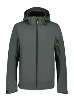 Куртка софтшелл Icepeak "H SOFTSHELL JACKE BARMSTEDT" (1 шт.), с капюшоном, оливковый