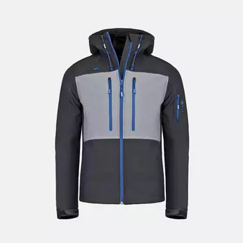 Куртка софтшелл Izas, цвет schwarz/knigsblau/dunkelgrau