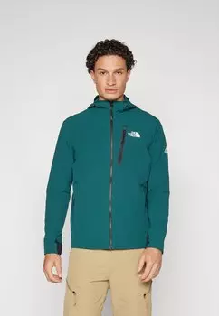 Куртка софтшелл JACKET The North Face, темно-зеленый
