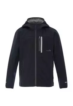 Куртка Softshell, капюшон, дышащая, мужская moorhead, цвет Black Beau