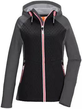 Куртка софтшелл Killtec Hybridjacke, цвет Grau/Schwarz