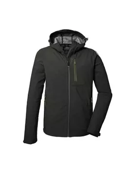 Куртка софтшелл Killtec Softshelljacke mit Kapuze, цвет Grnanthrazit