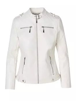 Куртка софтшелл KOROSHI Jacke aus kunstleder., белый