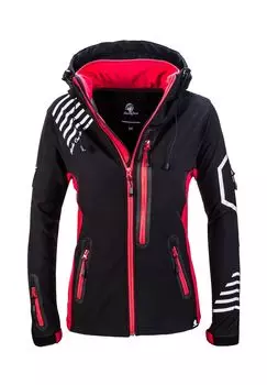 Куртка софтшелл, куртка стандартного кроя Rock Creek, черный