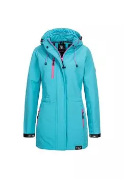 Куртка софтшелл, куртка стандартного кроя Rock Creek, бирюзовый