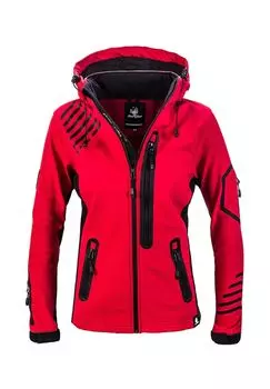 Куртка софтшелл, куртка стандартного кроя Rock Creek, красный