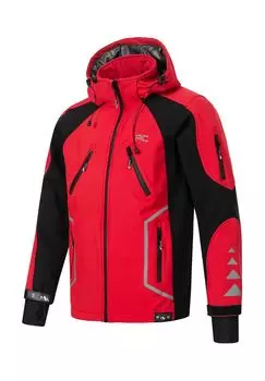 Куртка софтшелл, куртка стандартного кроя Rock Creek, красный