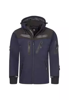 Куртка софтшелл, куртка стандартного кроя Rock Creek, темно-синий