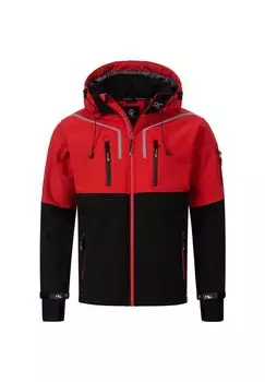 Куртка софтшелл, куртка стандартного кроя Rock Creek, красный