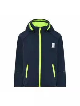 Куртка софтшелл LEGO wear LWSKY 764, цвет navy w. yellow