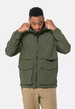Куртка Softshell LIGHTSOME WANDER Jack Wolfskin, цвет greenwood