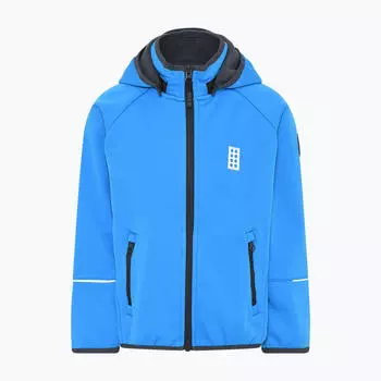 Куртка софтшелл LWSKY 764 синяя утепленная LEGO WEAR, цвет blau