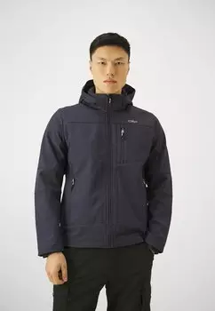Куртка Softshell Man Jacket Zip Hood CMP, синий