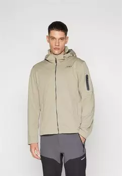 Куртка софтшелл MAN JACKET ZIP HOOD CMP, хаки