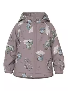 Куртка софтшелл name it Alfa 08, фиолетовый