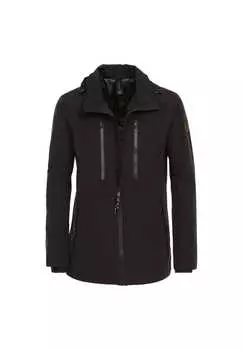 Куртка Softshell однотонная Casamoda, черный