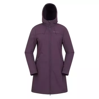 Куртка софтшелл "папоротник" Mountain Warehouse, фиолетовый