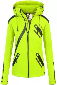 Куртка софтшелл Rock Creek Jacke, цвет Neongelb