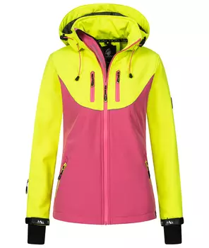 Куртка софтшелл Rock Creek Jacke, цвет Neonpink