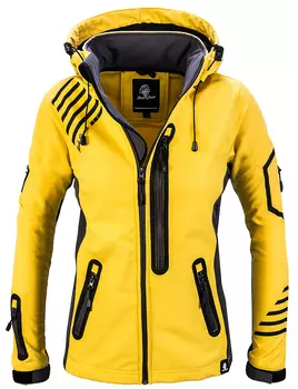 Куртка софтшелл Rock Creek Jacke, светло желтый