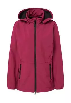 Куртка Softshell, с капюшоном, женская Galeria, фуксия