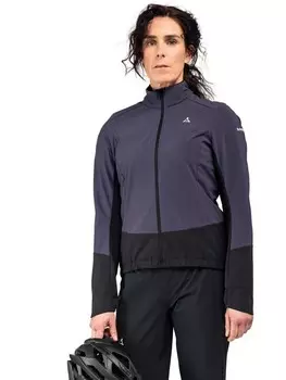 Куртка софтшелл Schffel Fahrradjacke Grimaldo, цвет Lila/Schwarz
